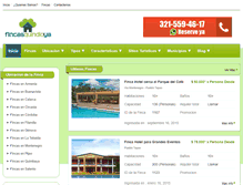 Tablet Screenshot of fincasquindioya.com